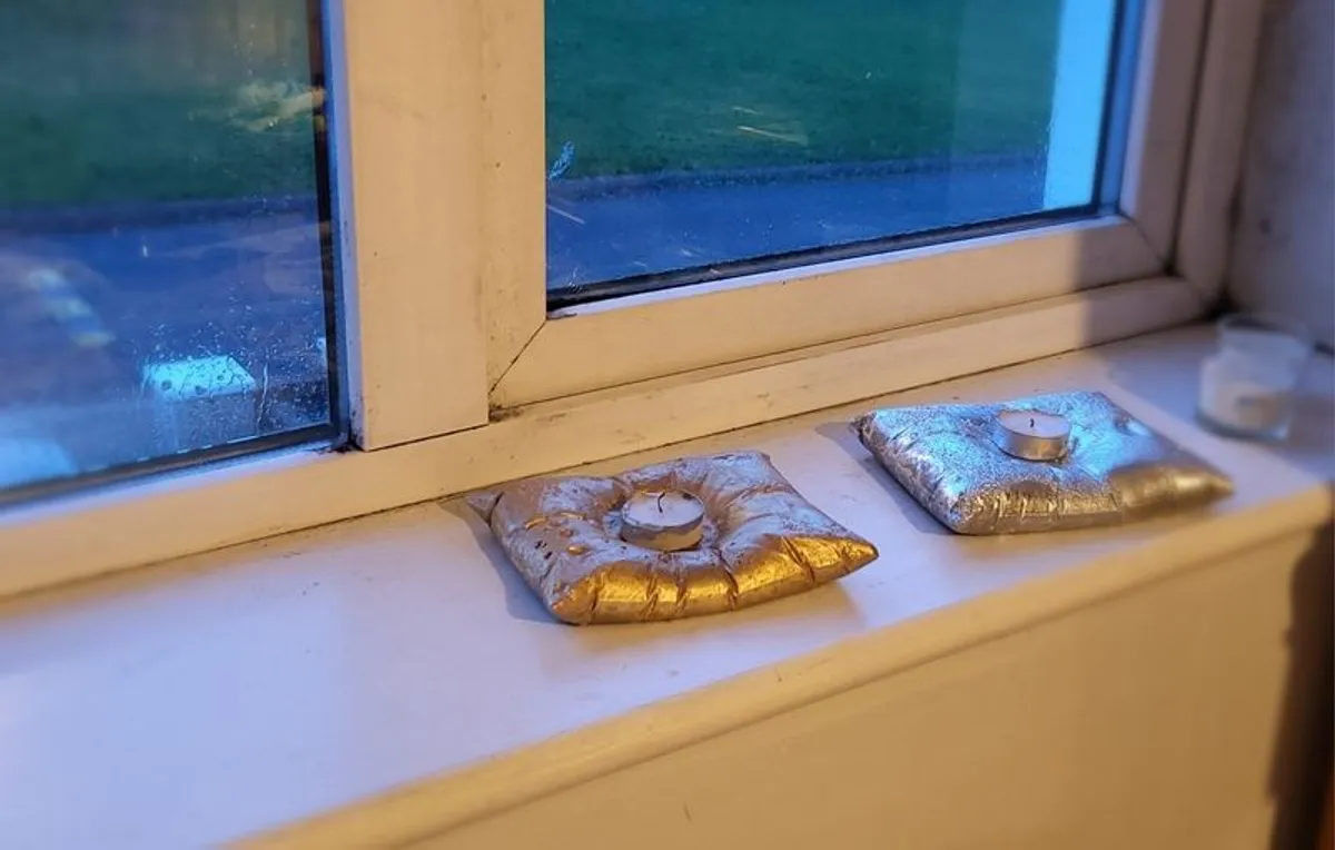 Handmade concrete candle pillows - Image 4