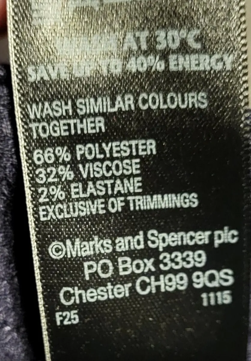 M&S navy trousers, Size 20 Short, BNWT - Image 4