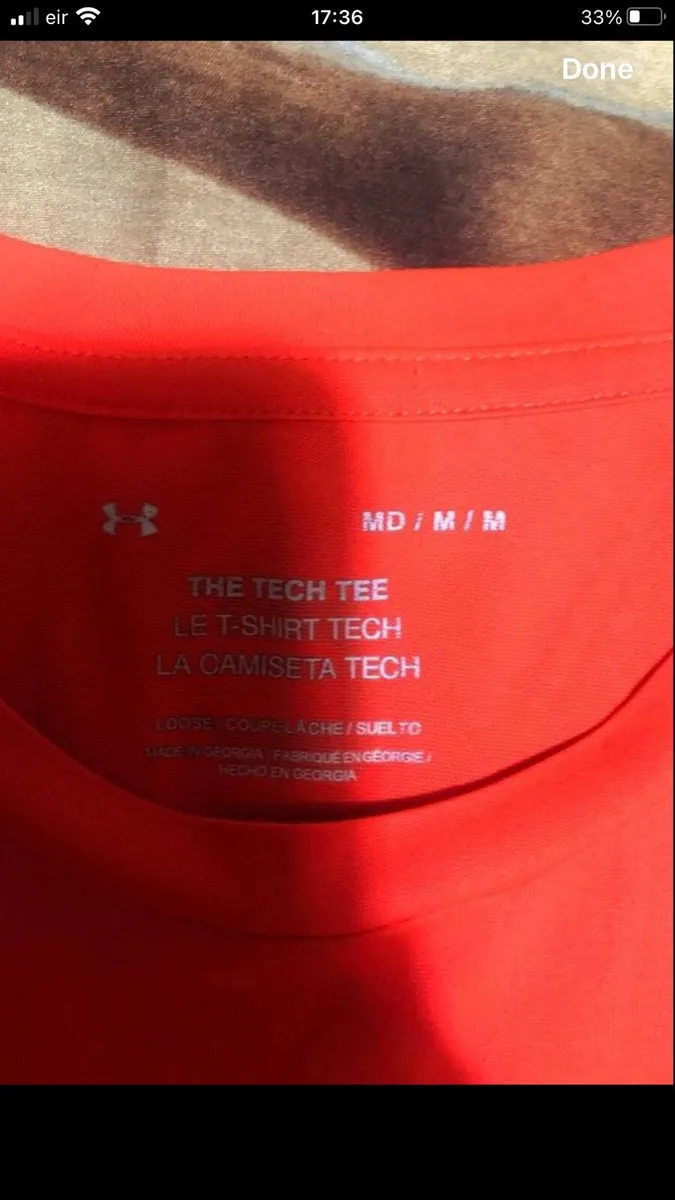 Mens under armour teeshirt size M €5 - Image 3