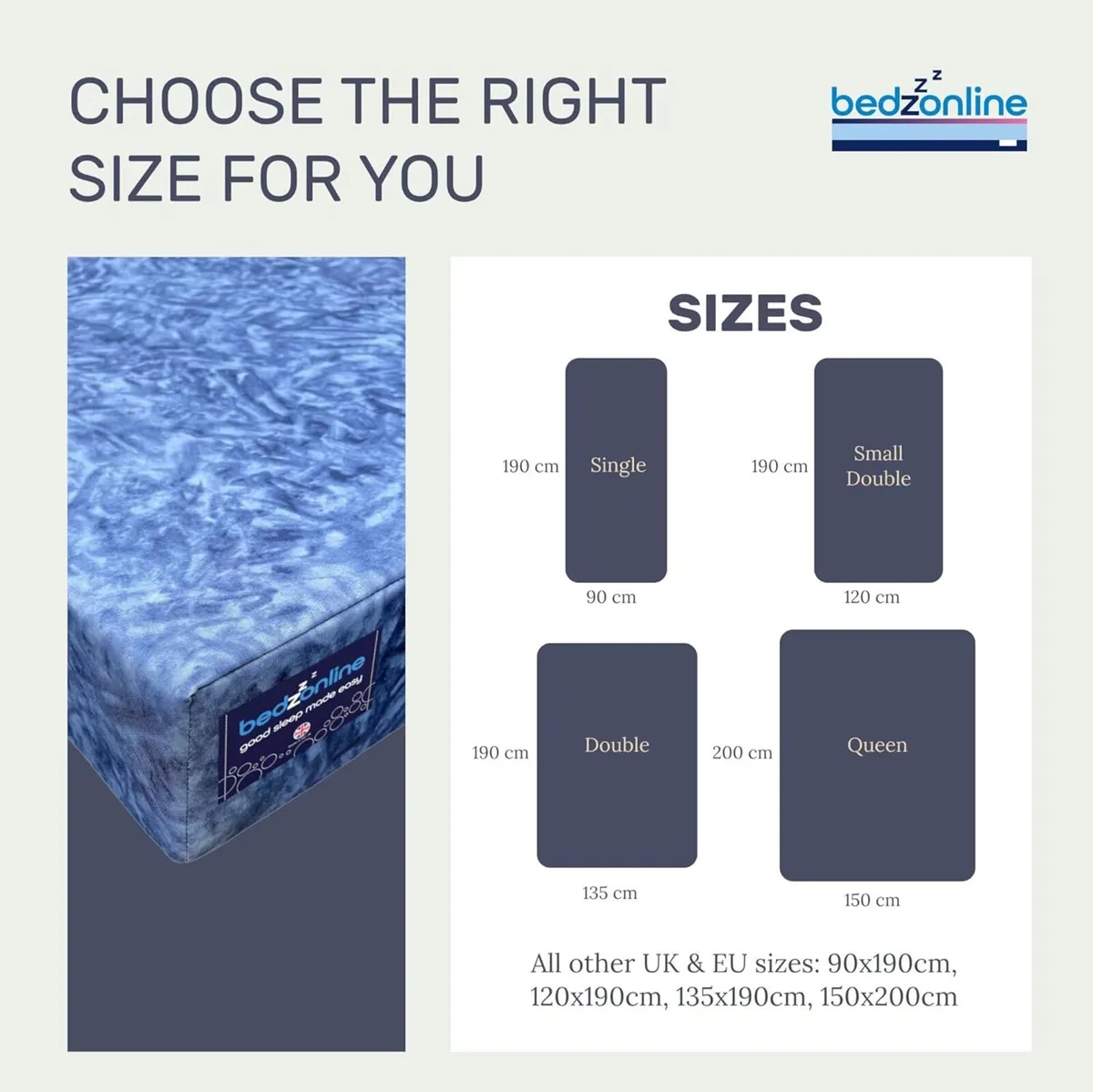 Waterproof Mattress - Reflex Foam 5 Zone Support - Image 2