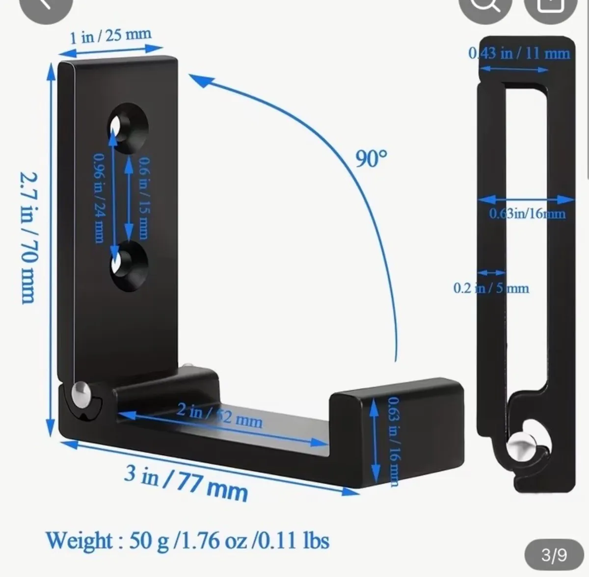 Foldable cloths hooks - Image 2