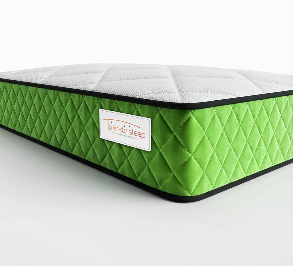 Kids' Memory Foam Mattress - 2ft6 Single Green - Image 1