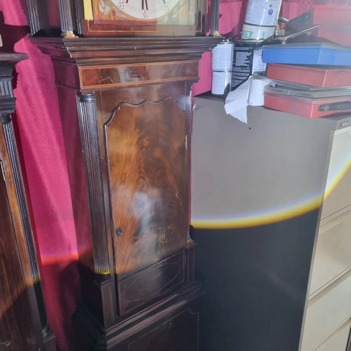 victorian musical grandfather clock - Image 2