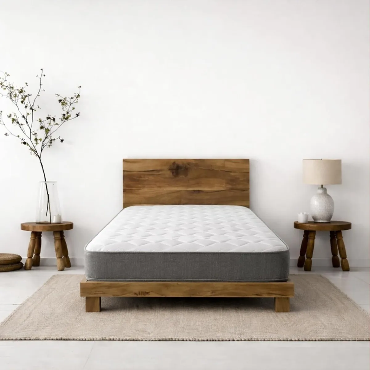European Single Mattress with Springs Memory Foam - Image 2