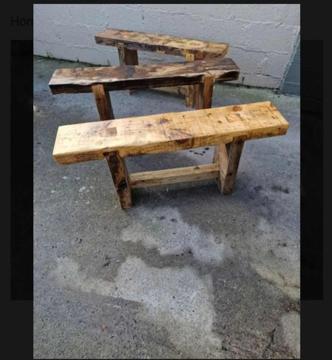 Handmade Garden benchs - Image 1