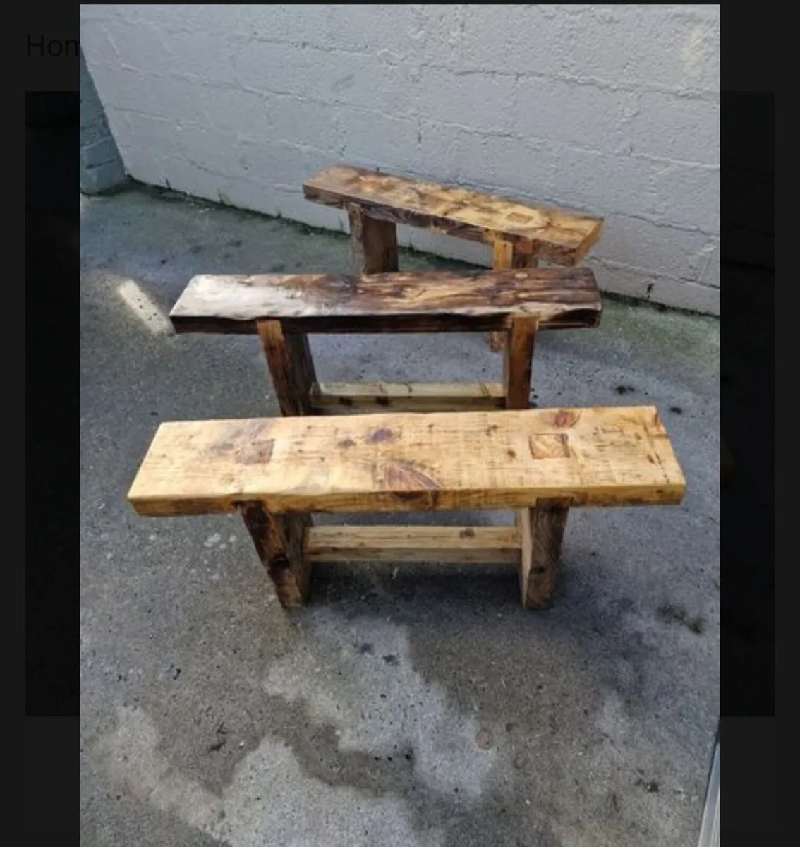 Handmade Garden benchs - Image 3