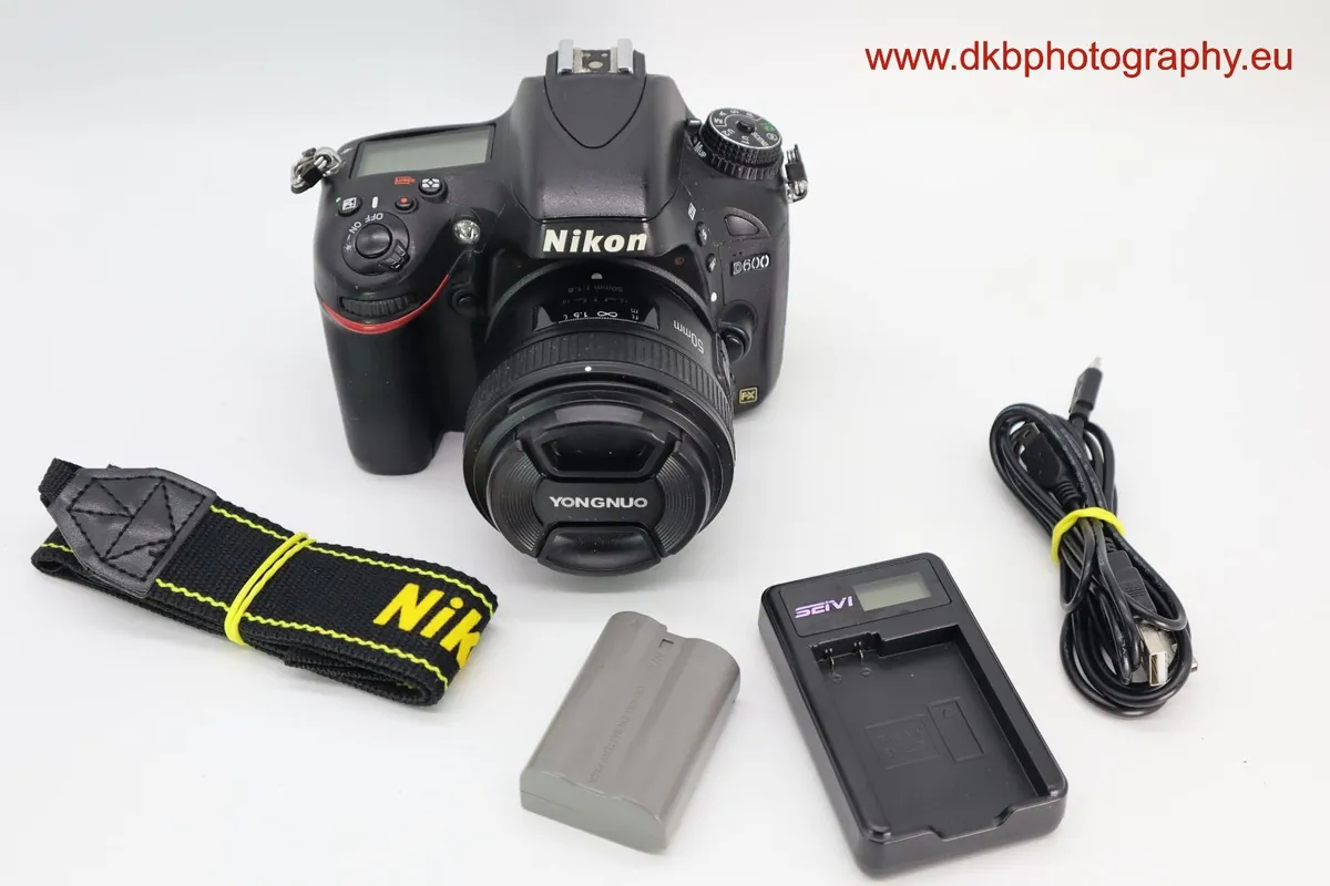 NIKON D600 DSLR CAMERA & YONGNUO YN50mm F1.8n LENS - Image 2