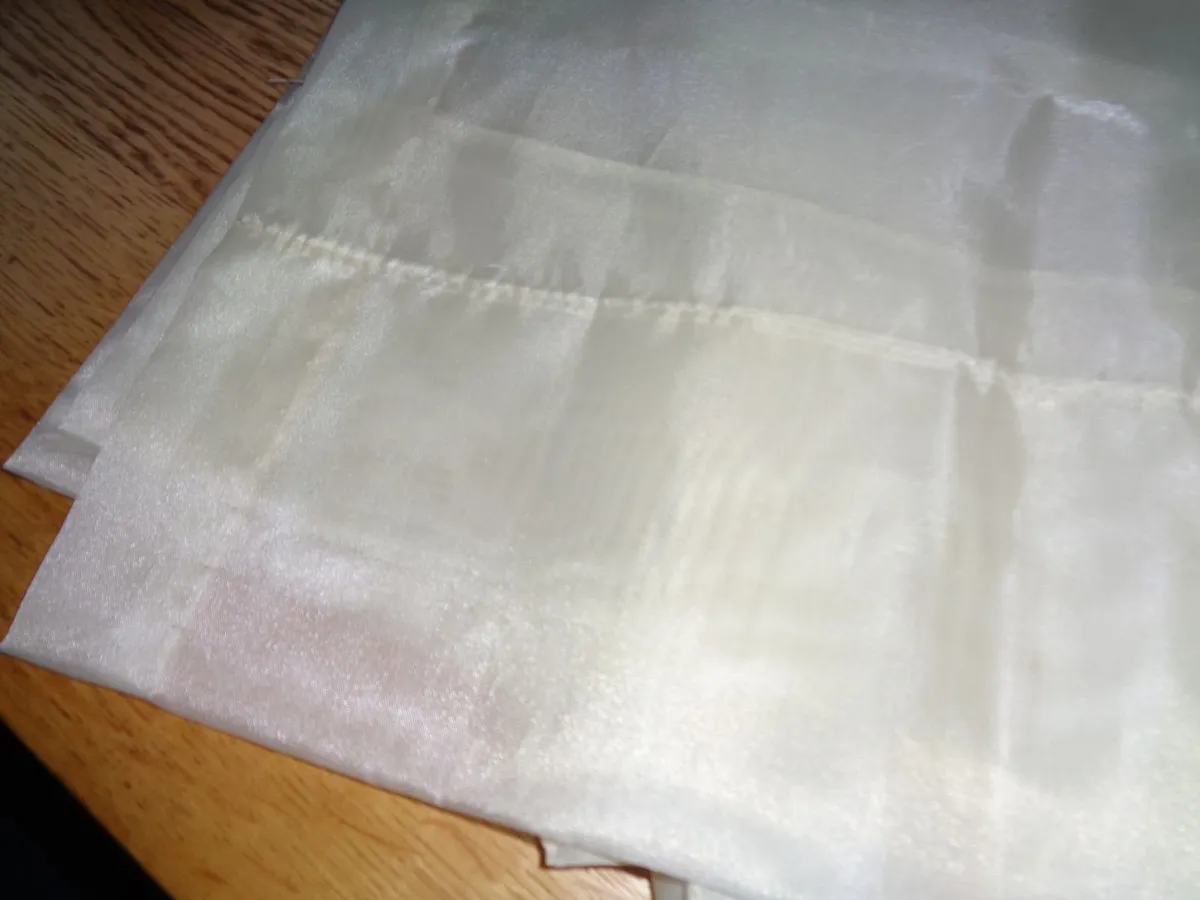 Cream Sheer Curtain for Sale - Image 2