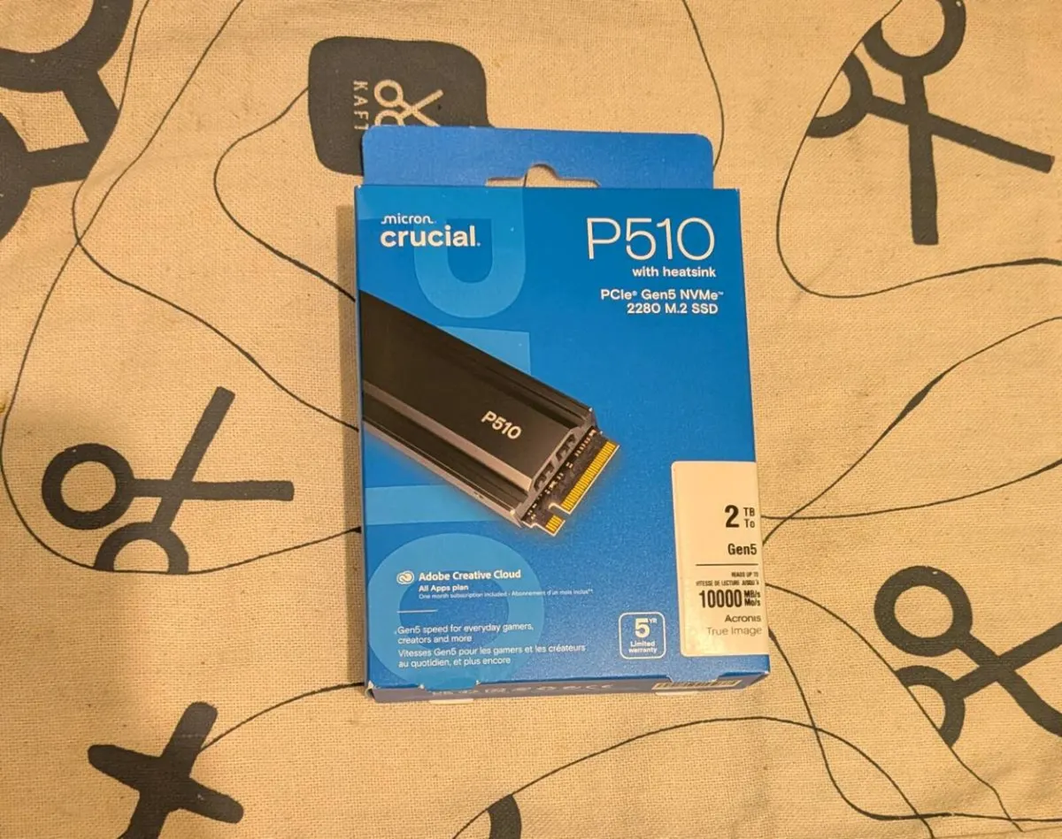 Crucial P510 2TB SSD, price firm, 5 years warranty - Image 1