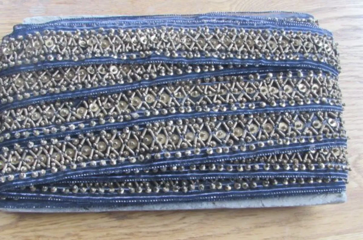 Navy & Gold Braid for Sale - Image 1