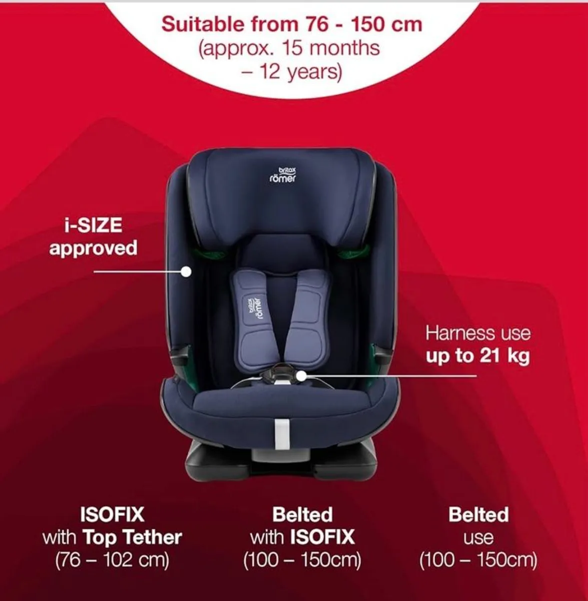 Britax Romer Advansafix M i-Size Car Seat - Image 4