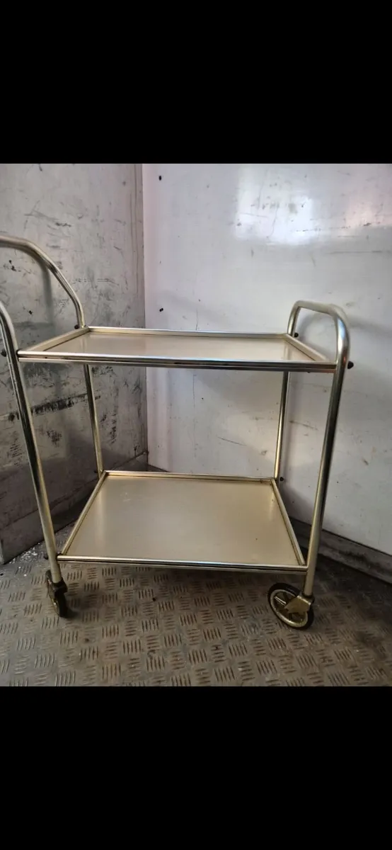 Mid century drinks trolley