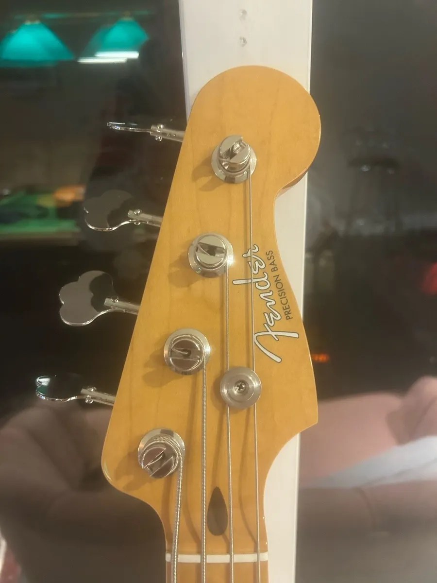 Fender 50s precision bass (Made in Mexico) - Red - Image 4