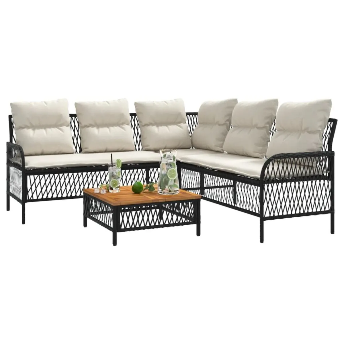 Garden Sofa Set L Shapped with coffee table - Image 3