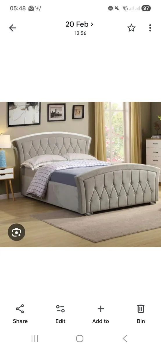Storage bed & mattress - Image 1