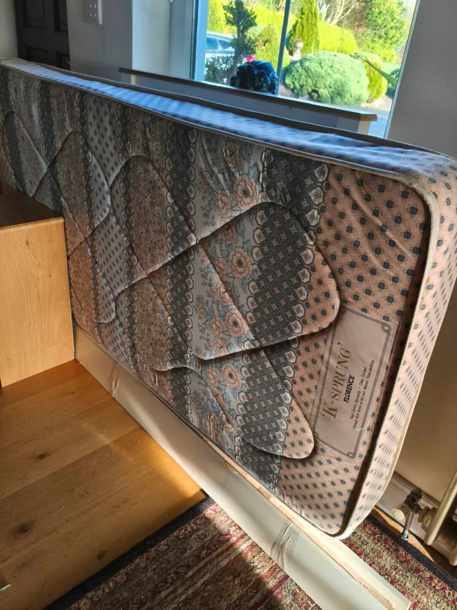 Beautiful new single bed mattress and locker - Image 3
