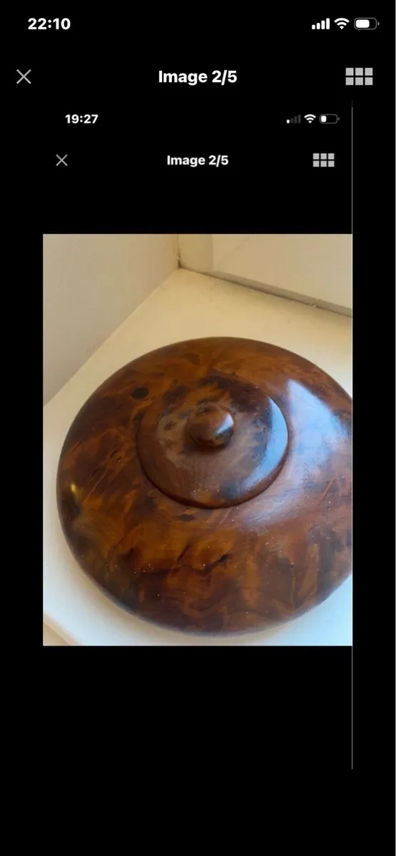 Handcrafted Walnut Jewellery/ Trinket Box - Image 2