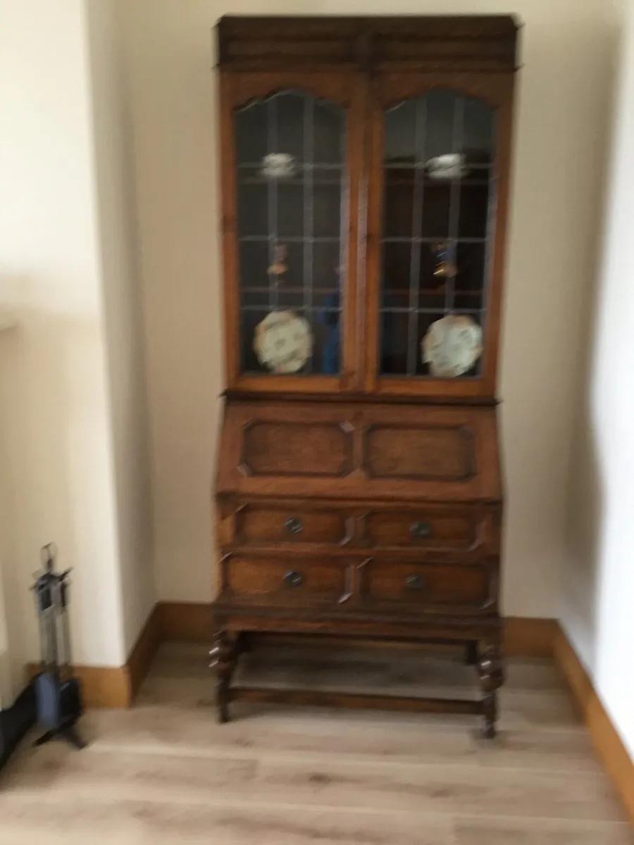 Bureau and Bookcase - OAK and early 20th century - Image 1