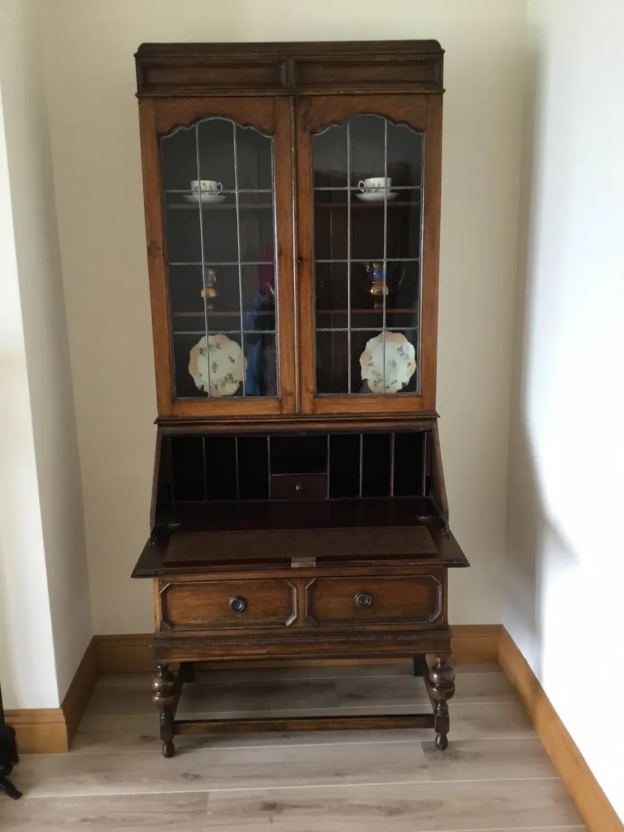 Bureau and Bookcase - OAK and early 20th century - Image 2