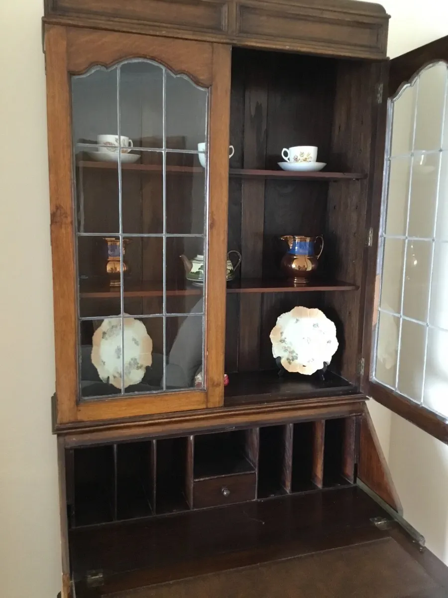 Bureau and Bookcase - OAK and early 20th century - Image 3