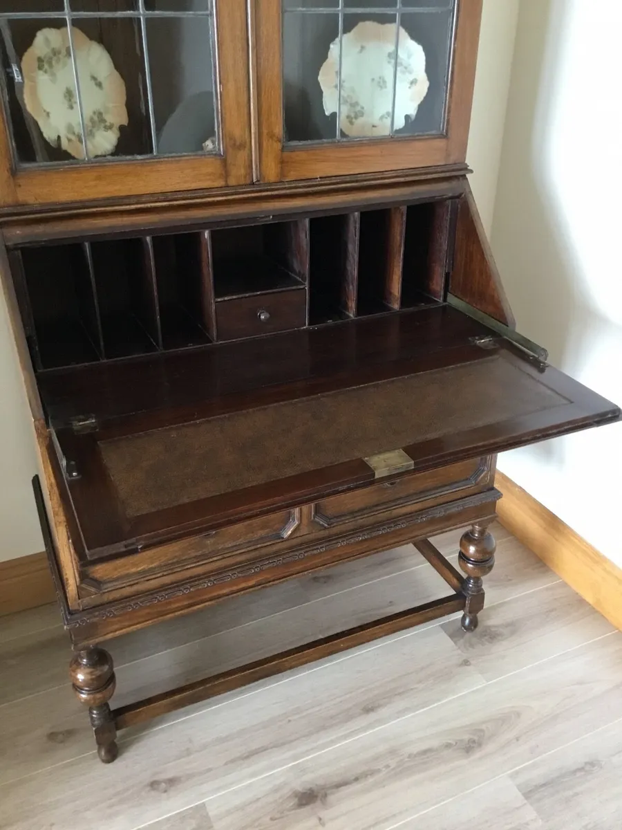Bureau and Bookcase - OAK and early 20th century - Image 4