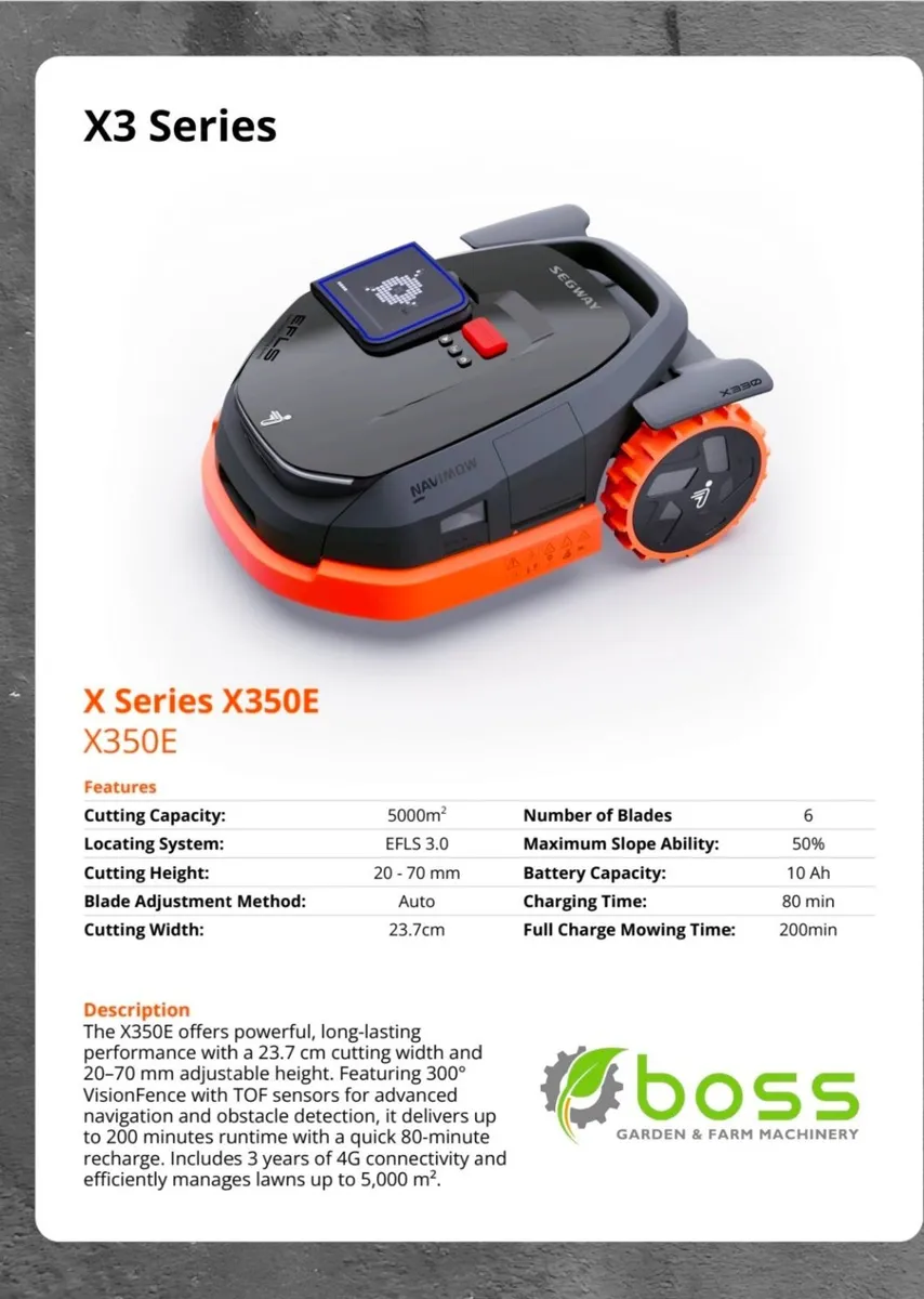 Segway NaviMow Robotic Mowers With Free Garage - Image 2