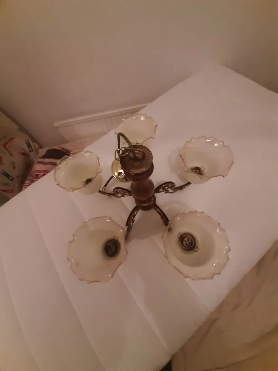 Candelabra   style  5 branch  Ceiling light - Image 4