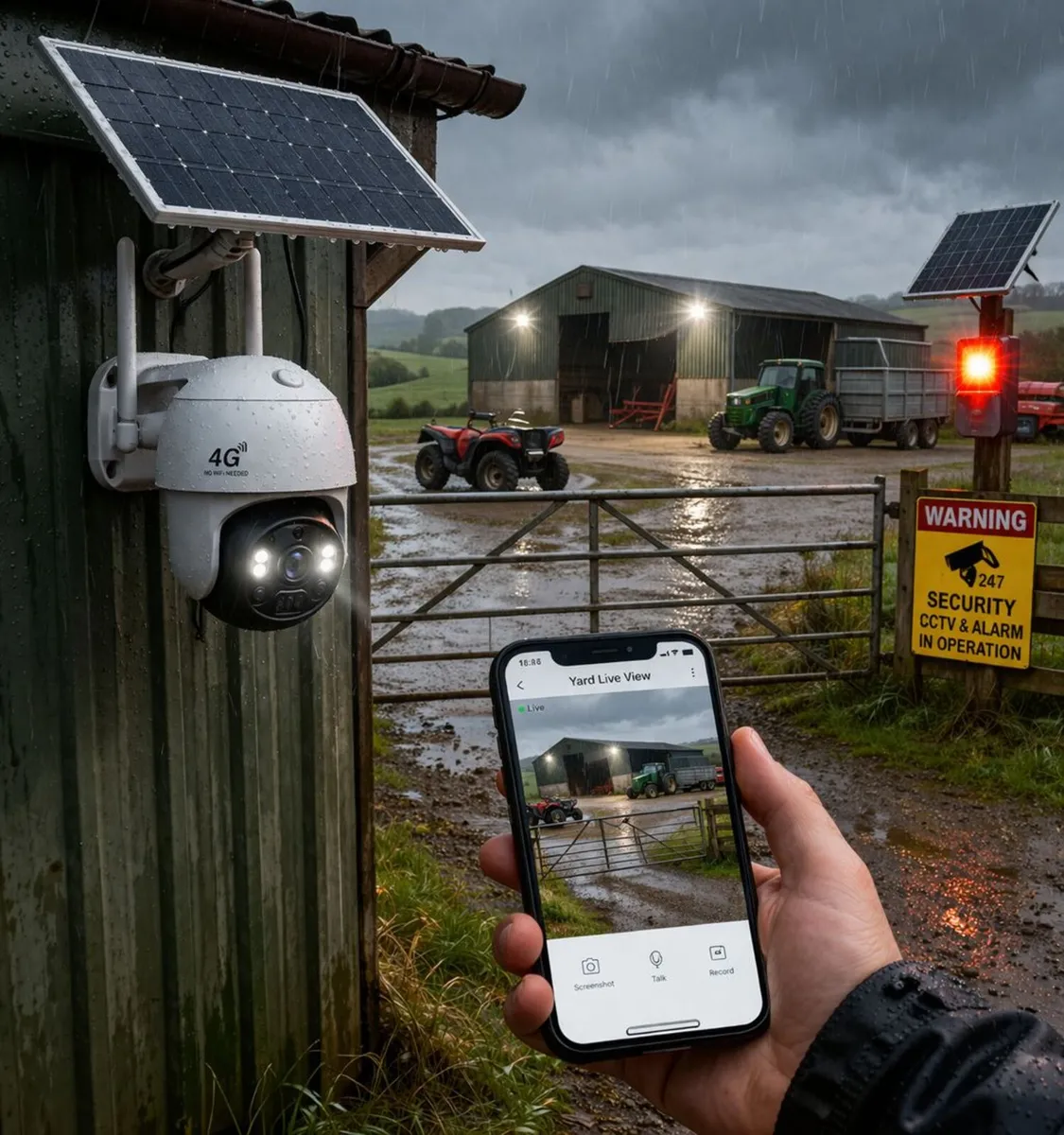 Farm Security Systems / 4G CCTV / Solar Camera - Image 1