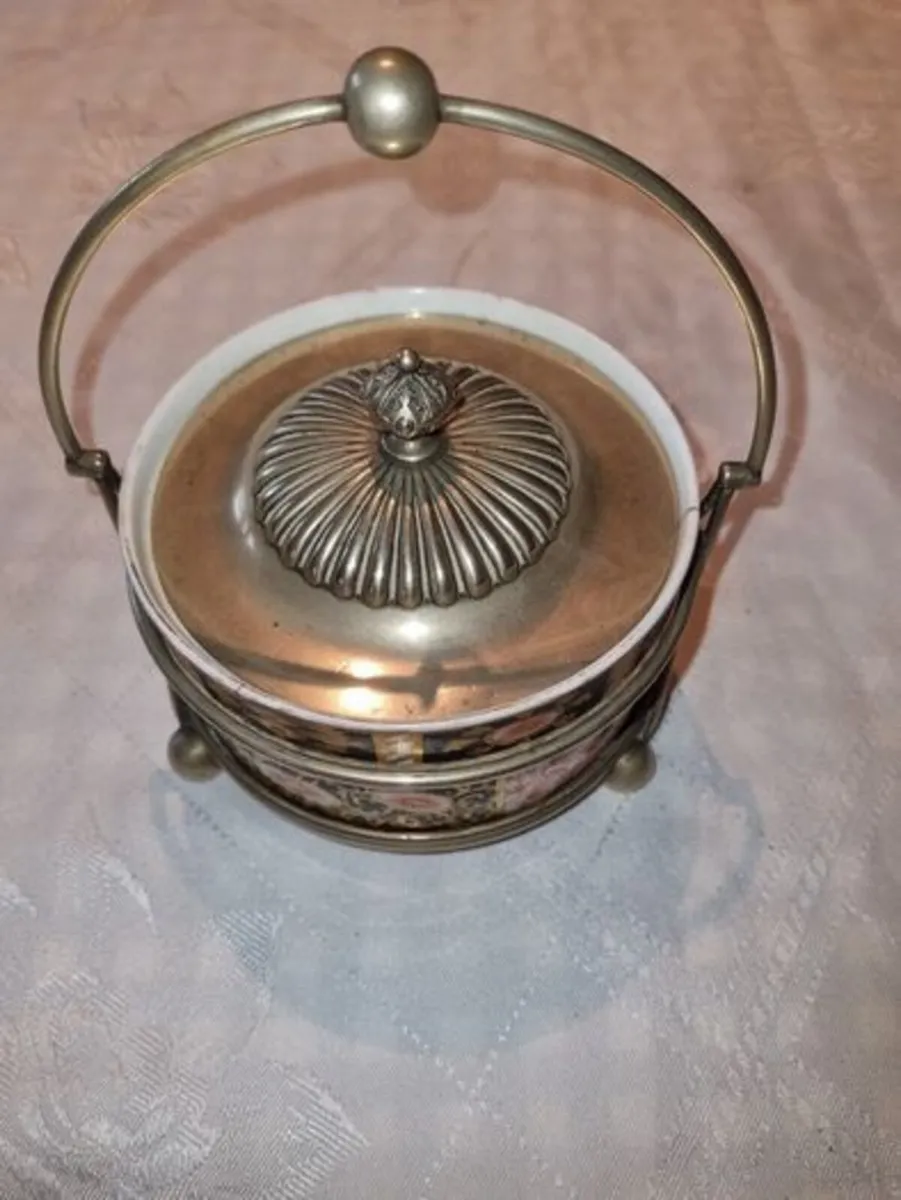 Antique Imari Pattern Brownfield Derby - Image 4