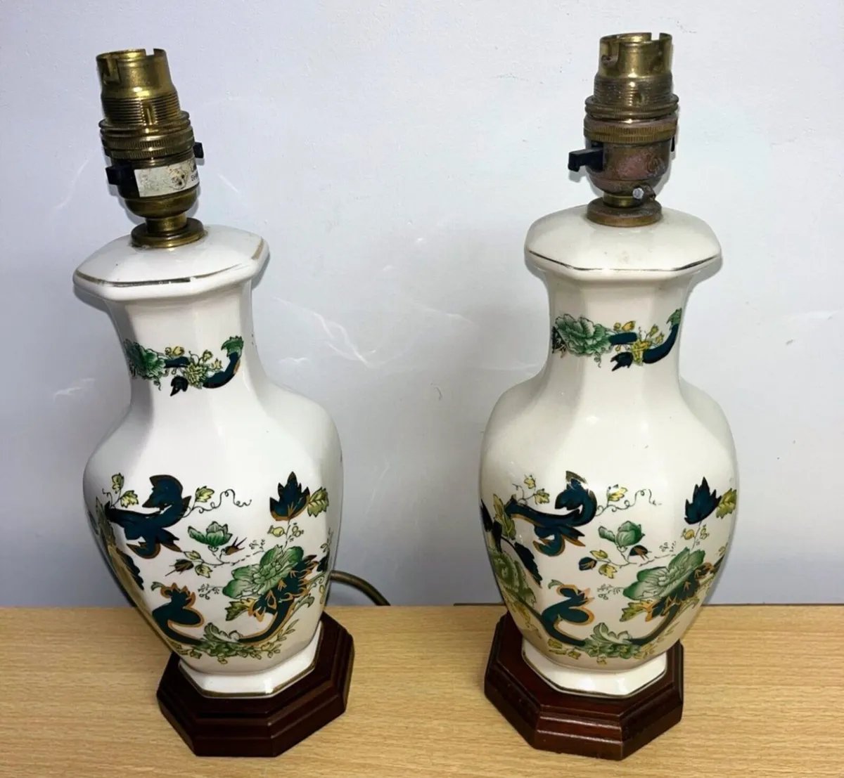 Pair of Masons Lamps - Image 1