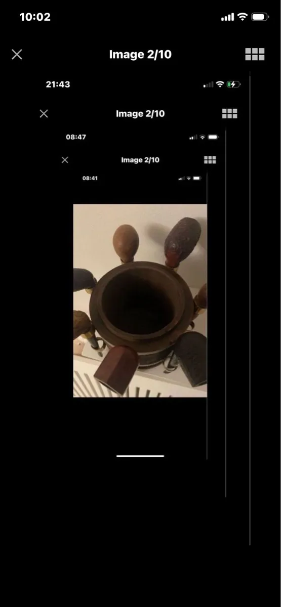 Vintage Smoking Pipe Collection & Timber Stand - Image 2