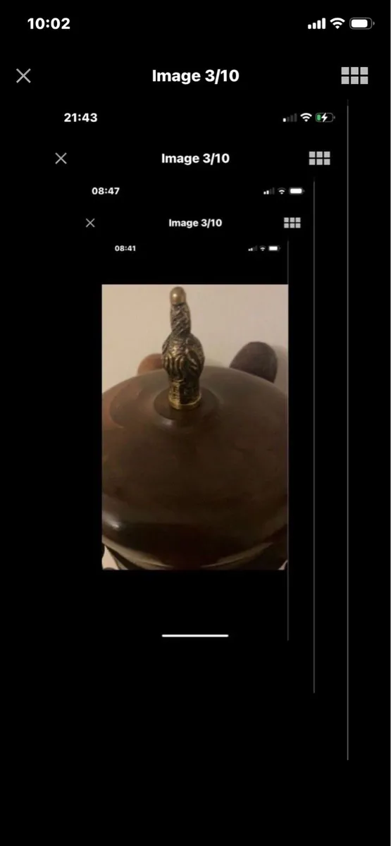 Vintage Smoking Pipe Collection & Timber Stand - Image 3