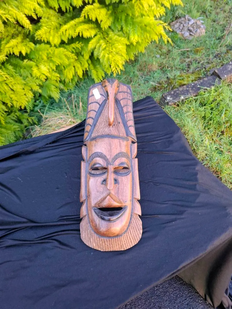 By post only 40cm african mask - Image 2