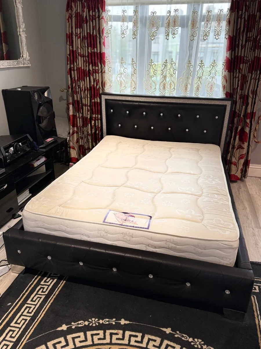 double bed and mattress - Image 2