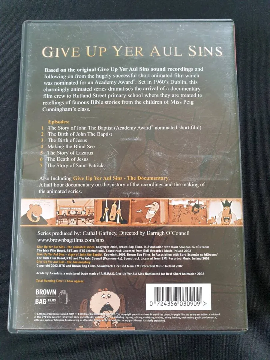 Give Up Yer Aul Sins 2002 CD and DVD Bible Stories - Image 2