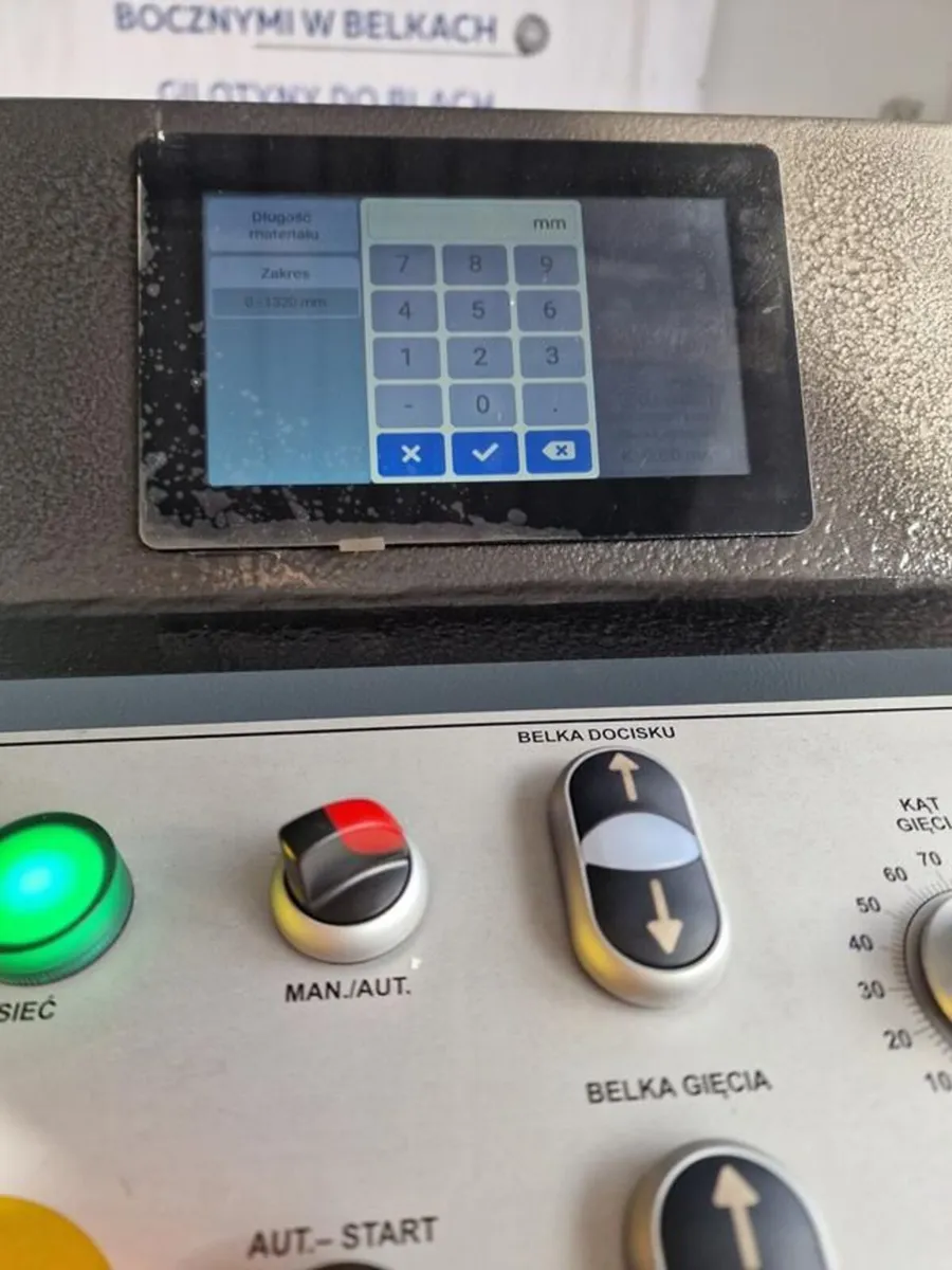 electric sheet metal folder 3m with foot control - Image 2