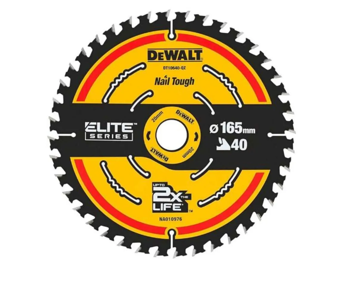 DeWalt DT10640 Circular Saw Blade 165 x 20mm 40T