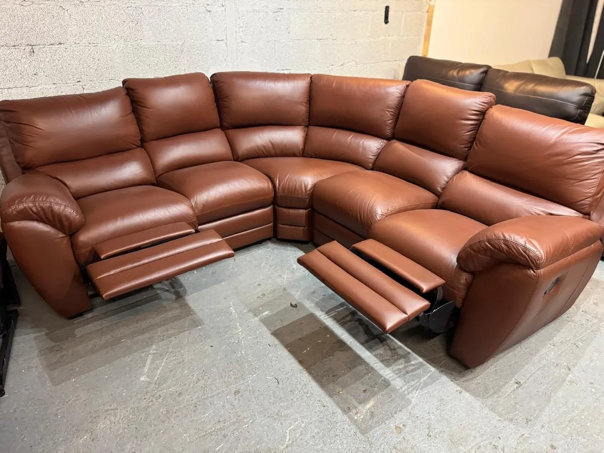 Leather Sofa Set - Image 2