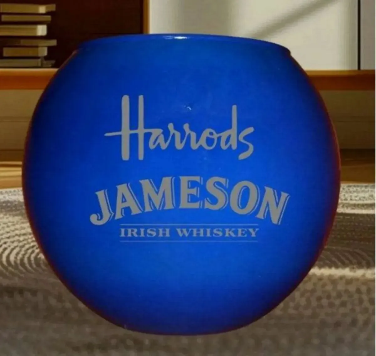 Vintage Harrods & Jameson Glass Ice Bucket - Image - Image 2