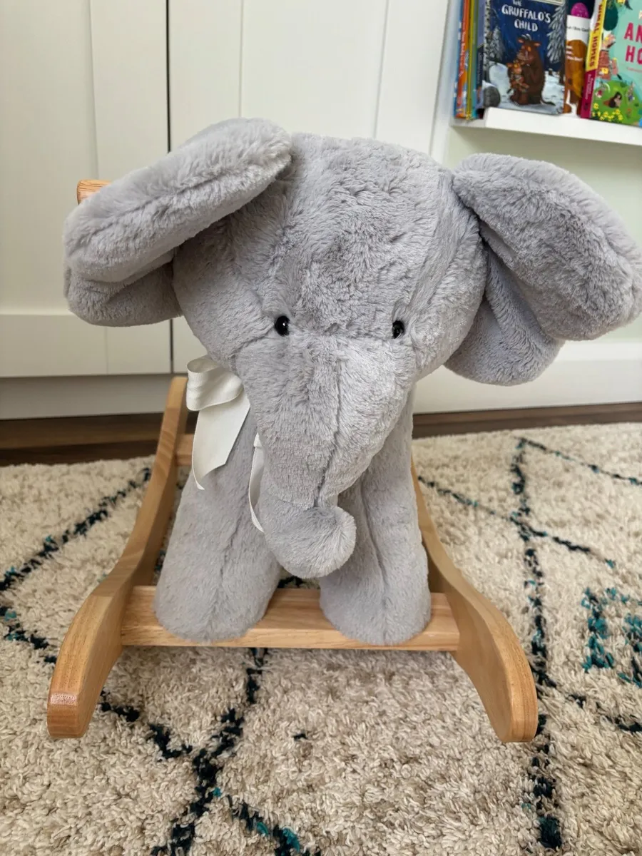 Pottery Barn Rocking Horse Elephant - Image 2