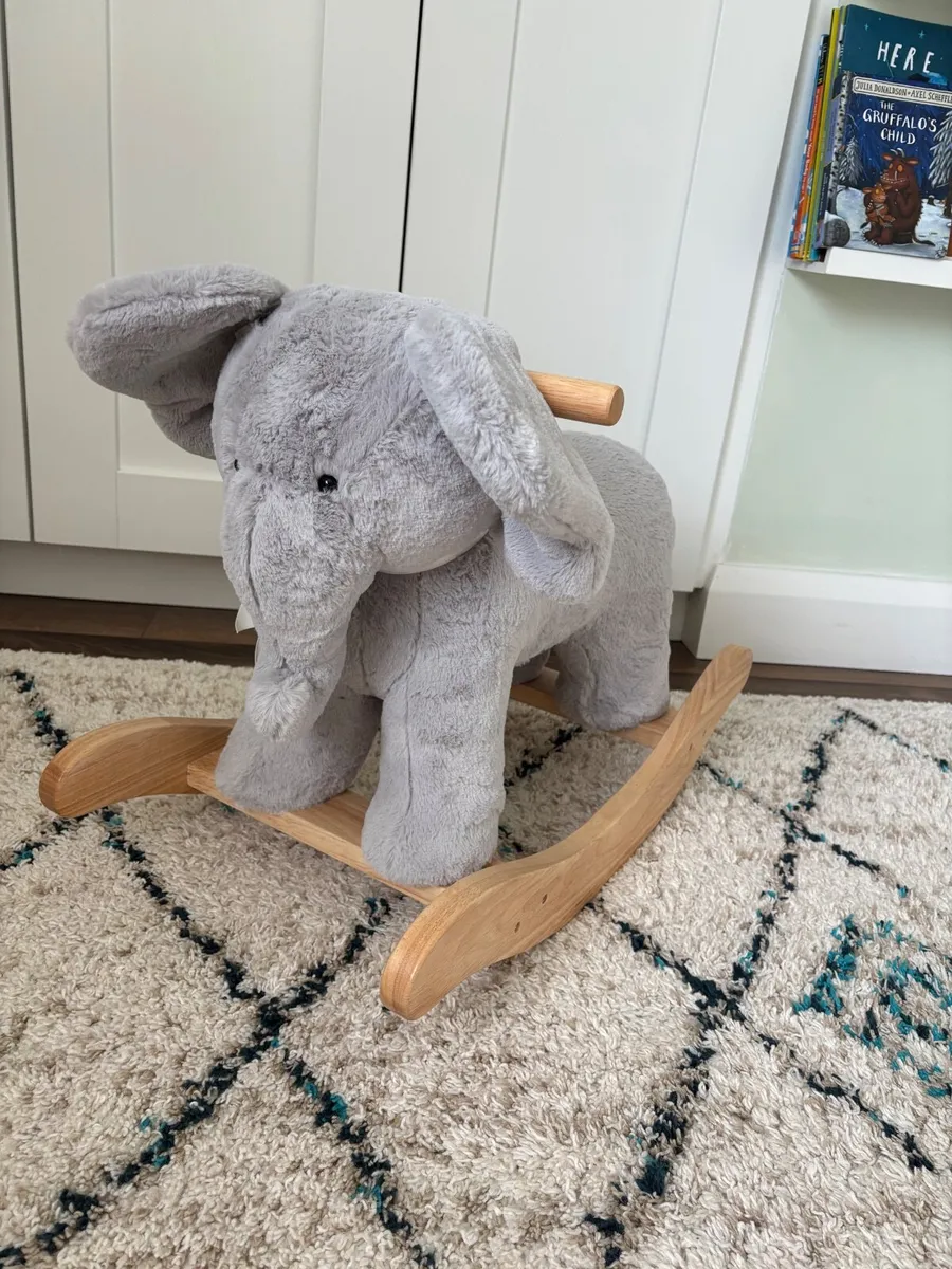 Pottery Barn Rocking Horse Elephant - Image 1