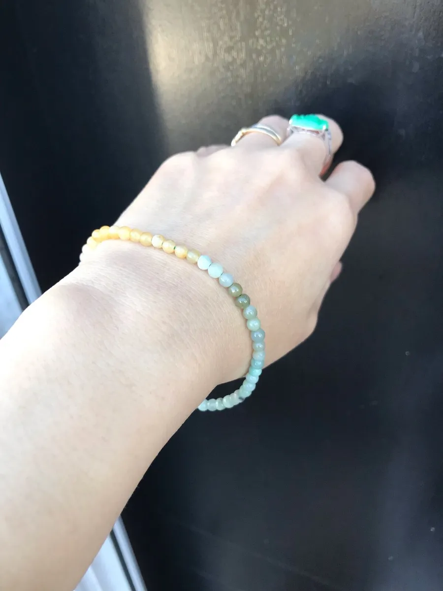 Type A Burma Jadeite Bracelet - Image 3