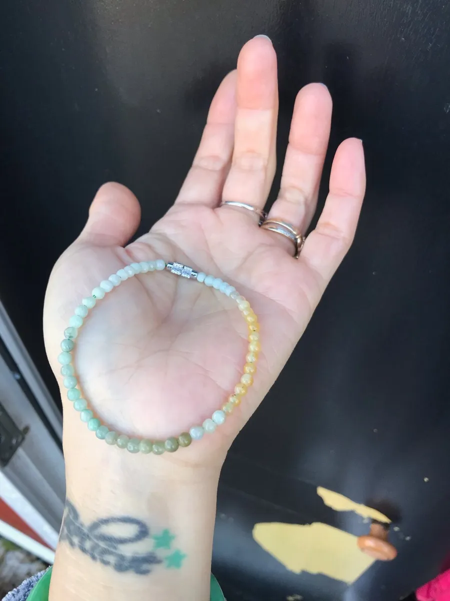 Type A Burma Jadeite Bracelet - Image 2