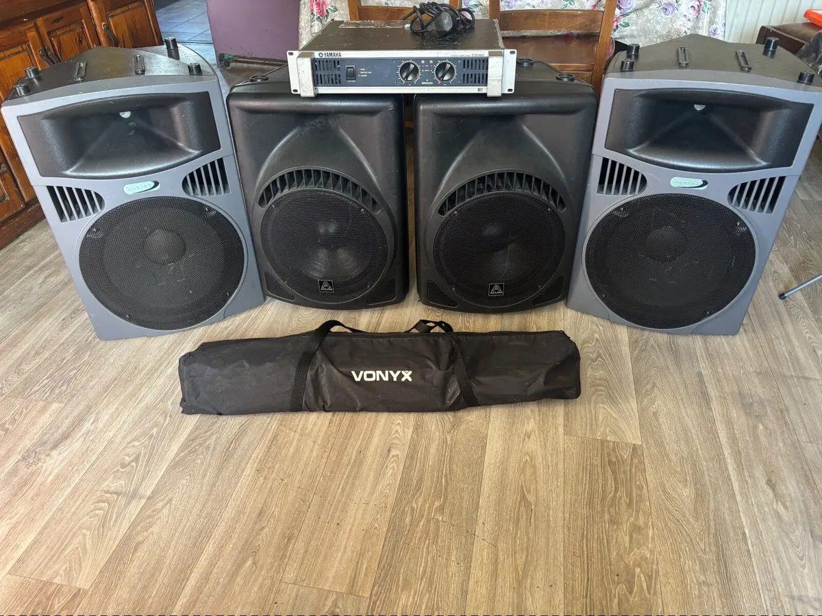 Speakers/Amplifier/Stands🔊 - Image 1