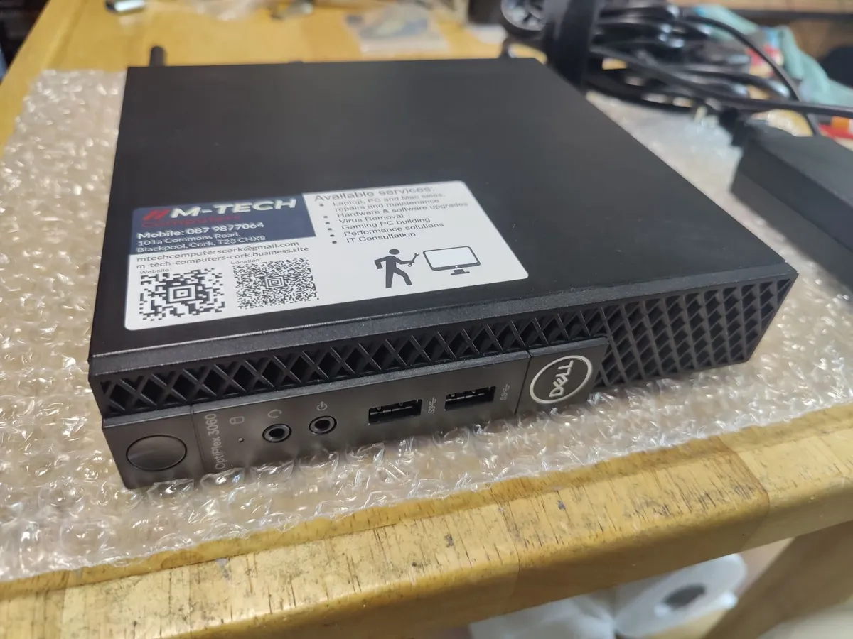 Dell Mini PC Intel i3/8GB DDR4/128GB SSD/Wifi/W11 - Image 1