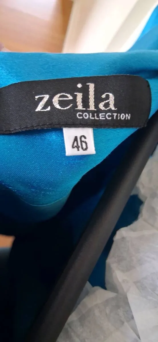 Zeila Teal Mother of the Bride/Groom Outfit EU46 - Image 4