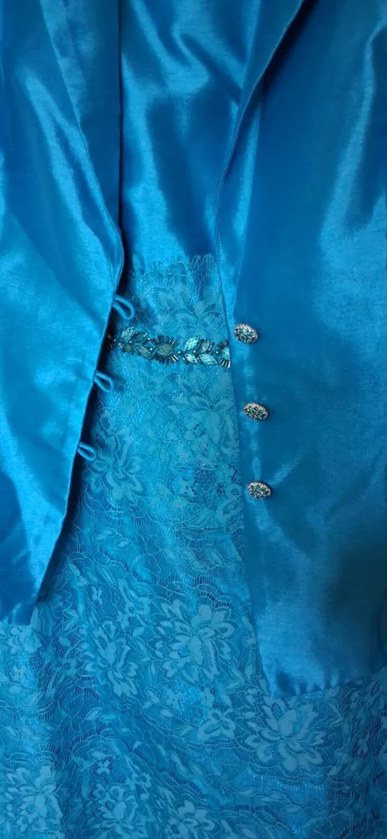 Zeila Teal Mother of the Bride/Groom Outfit EU46 - Image 2