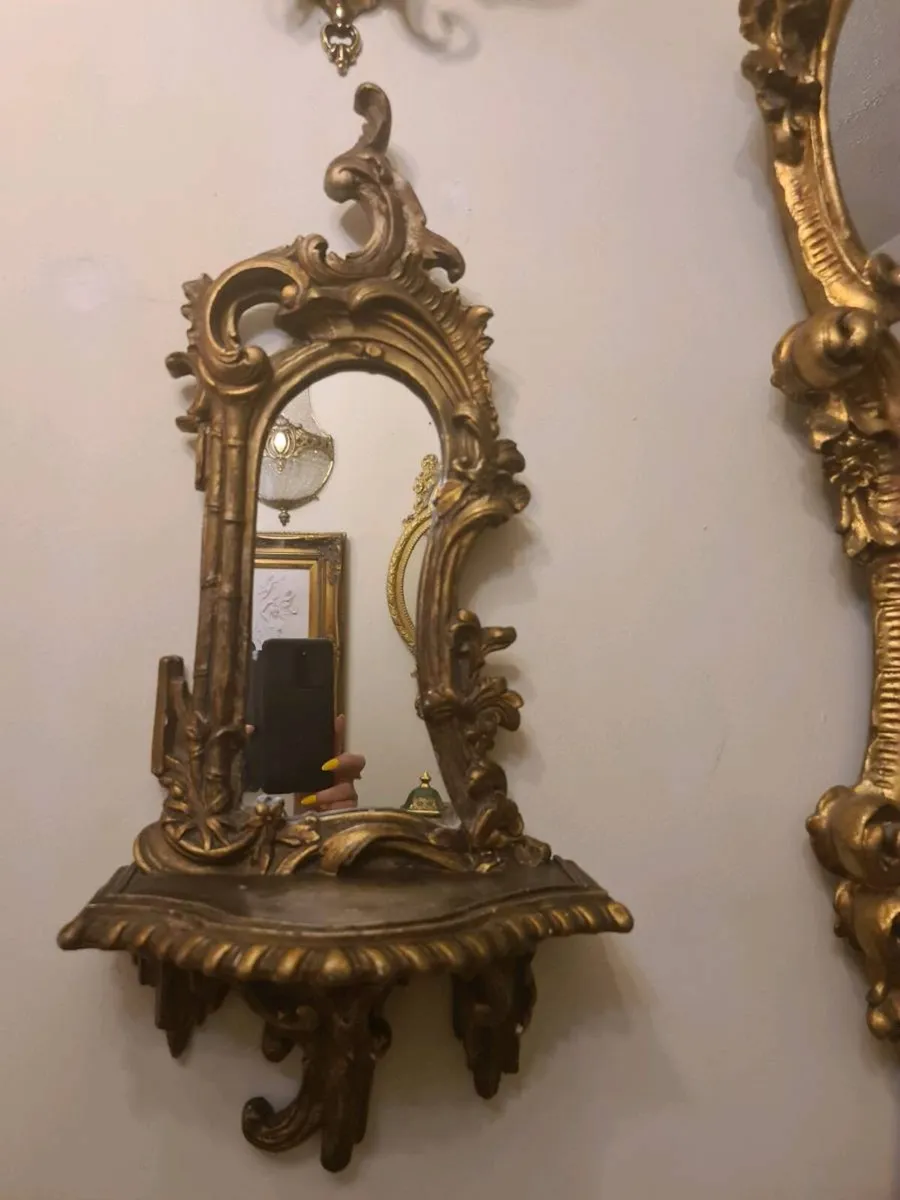 Rococco wall mirrors - Image 3