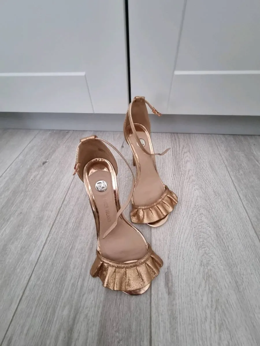Riverisland Rose Gold Sandles - Image 1