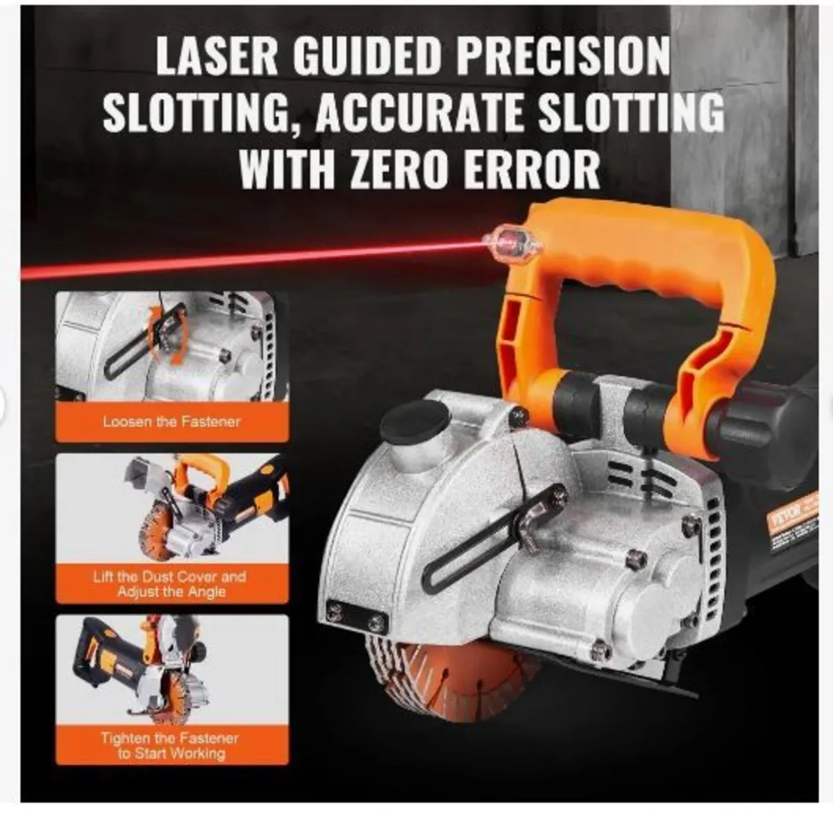 Electric Wall Chaser, Wall Groove Cutting Machine - Image 1